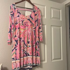 Gently Used-  Lily Pulitzer three quarter sleeve dress